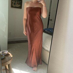 Emma Strapless Maxi Dress